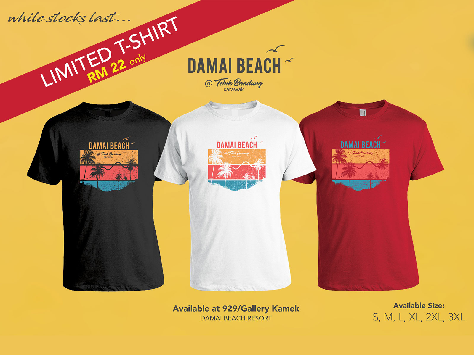 Damai Beach Resort Limited T-shirt Damai Beach Resort Limited T-shirt