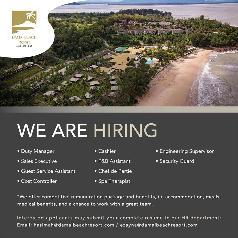 Damai Beach Resort Careers