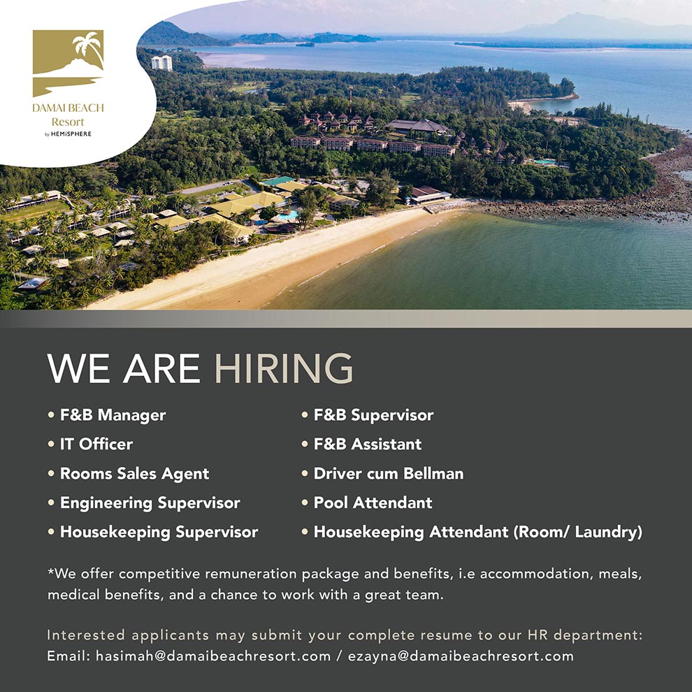 Damai Beach Resort Careers